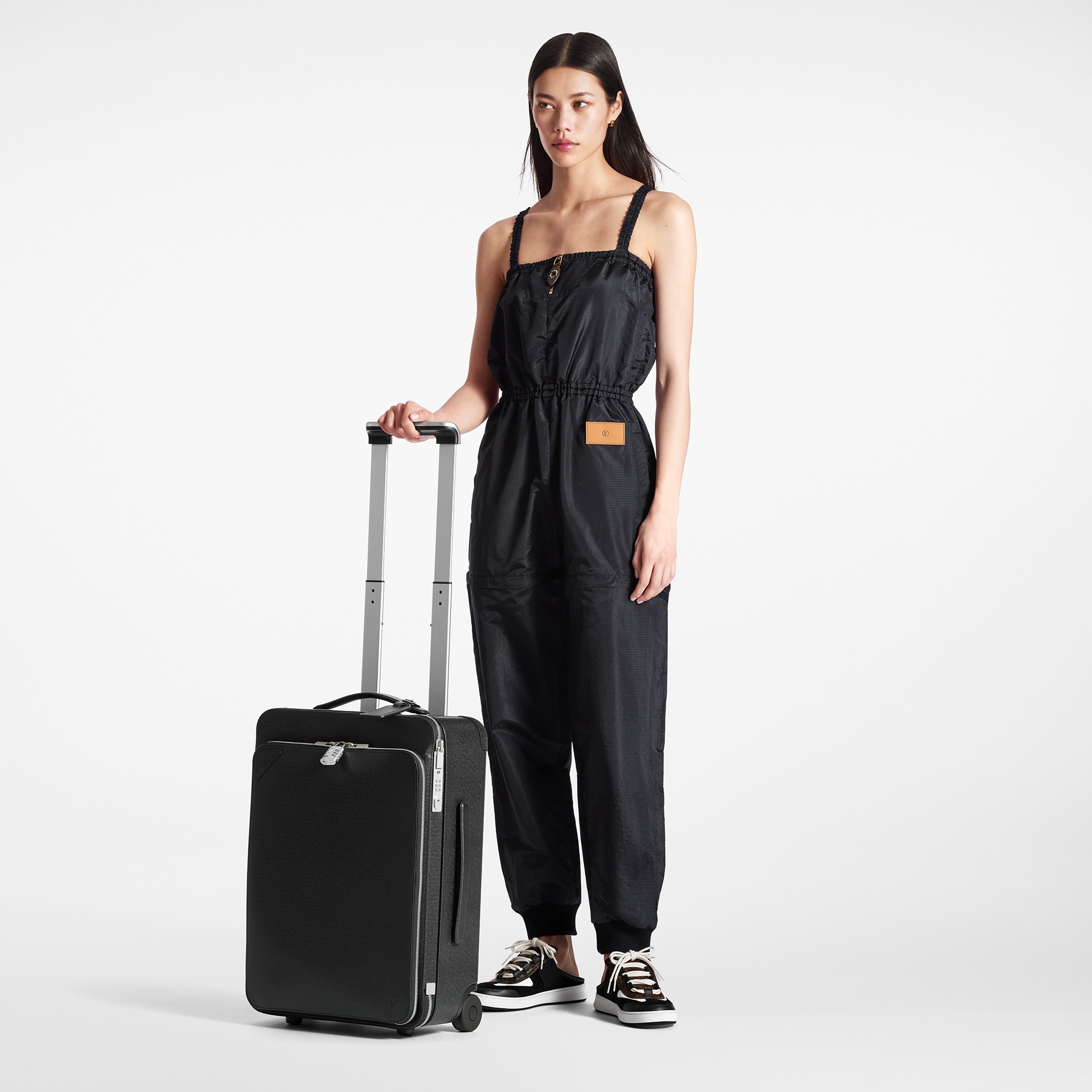 LOUIS VUITTON◇ペガス55_タイガ_BLK/レザー/BLK/// LOUIS VUITTON旅行2
